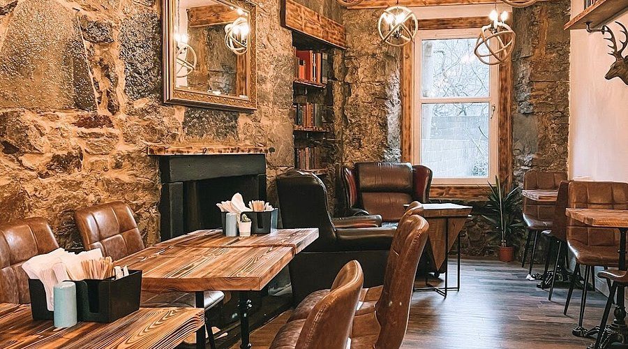 Cosy interior seating at Books N' Cup
